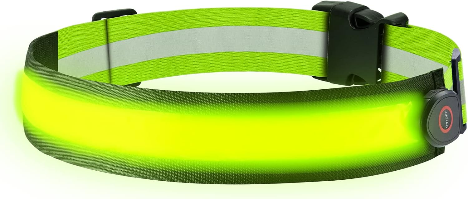 Amazon.co.jp kihutor ランニング ライト 充電式 LED ベルト 反射タスキ 光るタスキ 反射バンド 夜間 点滅機能 3種点灯モード ウォーキング ライト アームバンド