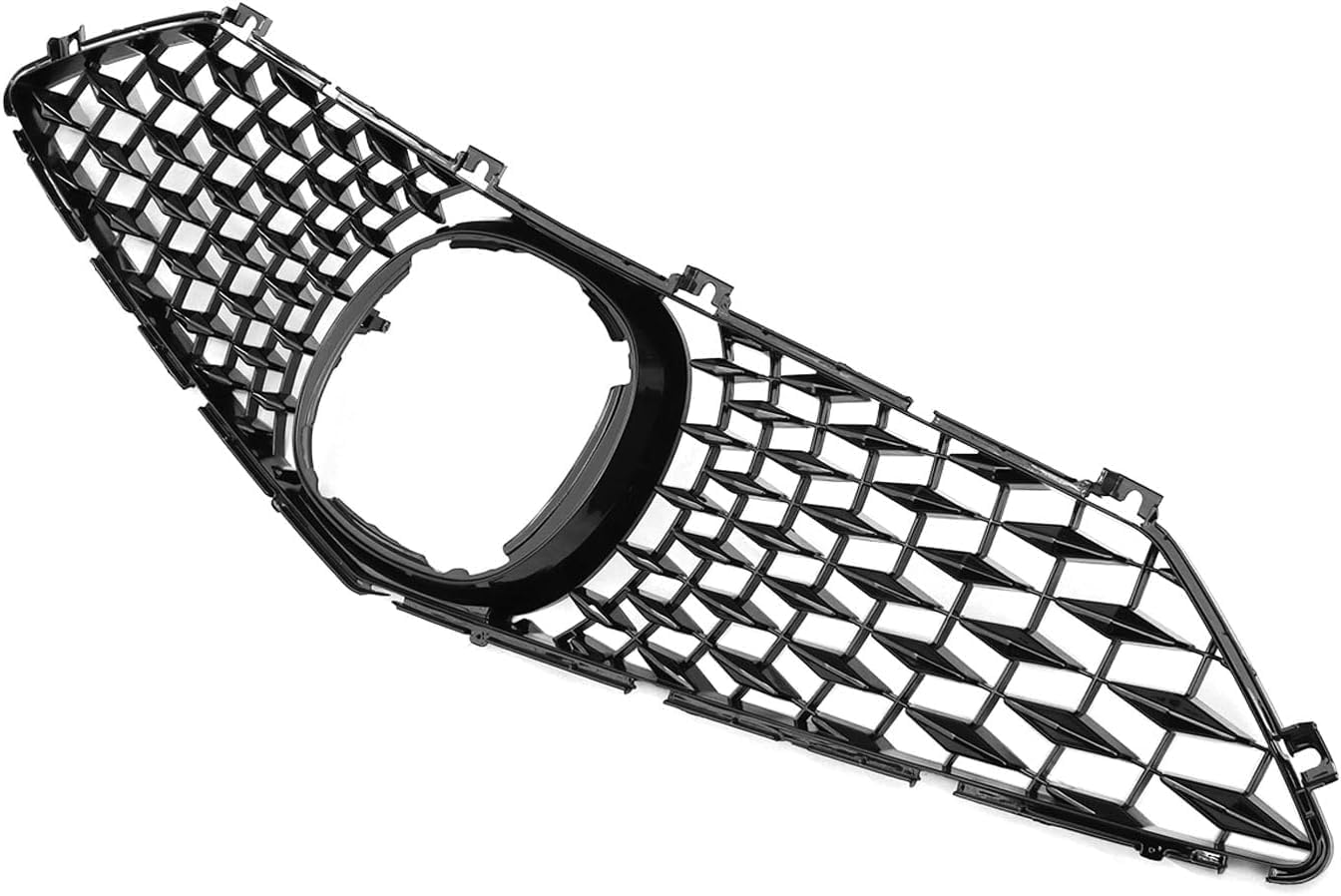 Front Upper Grille Grill Compatible with Acura ILX Base Sedan 4-Door 2019 2020 2021 2022,Replacement for 71126-T3R-A01, AC1200142 Black