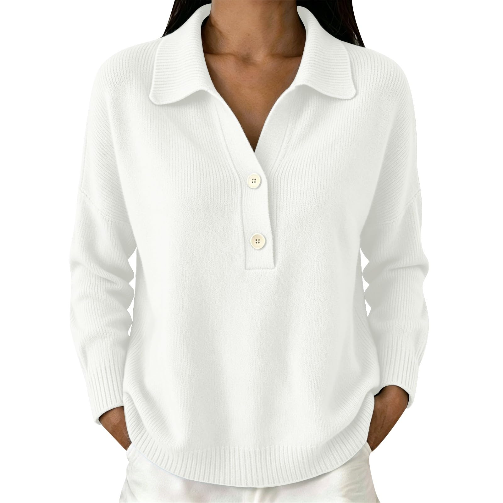 T-shirt à manches longues pour femme, automne, loisirs, pull chaud et