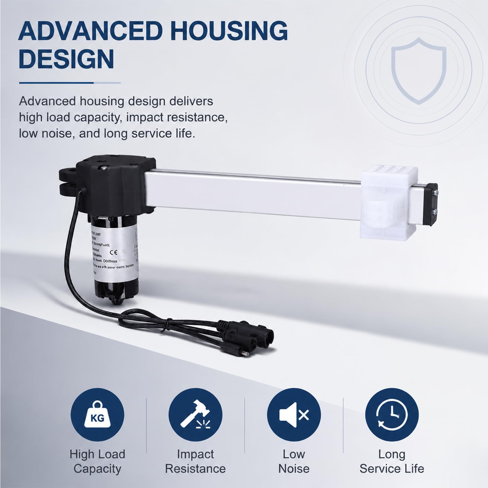 Elektrischer Motorantrieb für Liegesessel, 230 mm/9 Zoll DC 29 V Sofasesselmotor für elektrisches Bett, elektrisches Sofa, Ersatzkit für elektrischen Liegesessel mit Hebefunktion