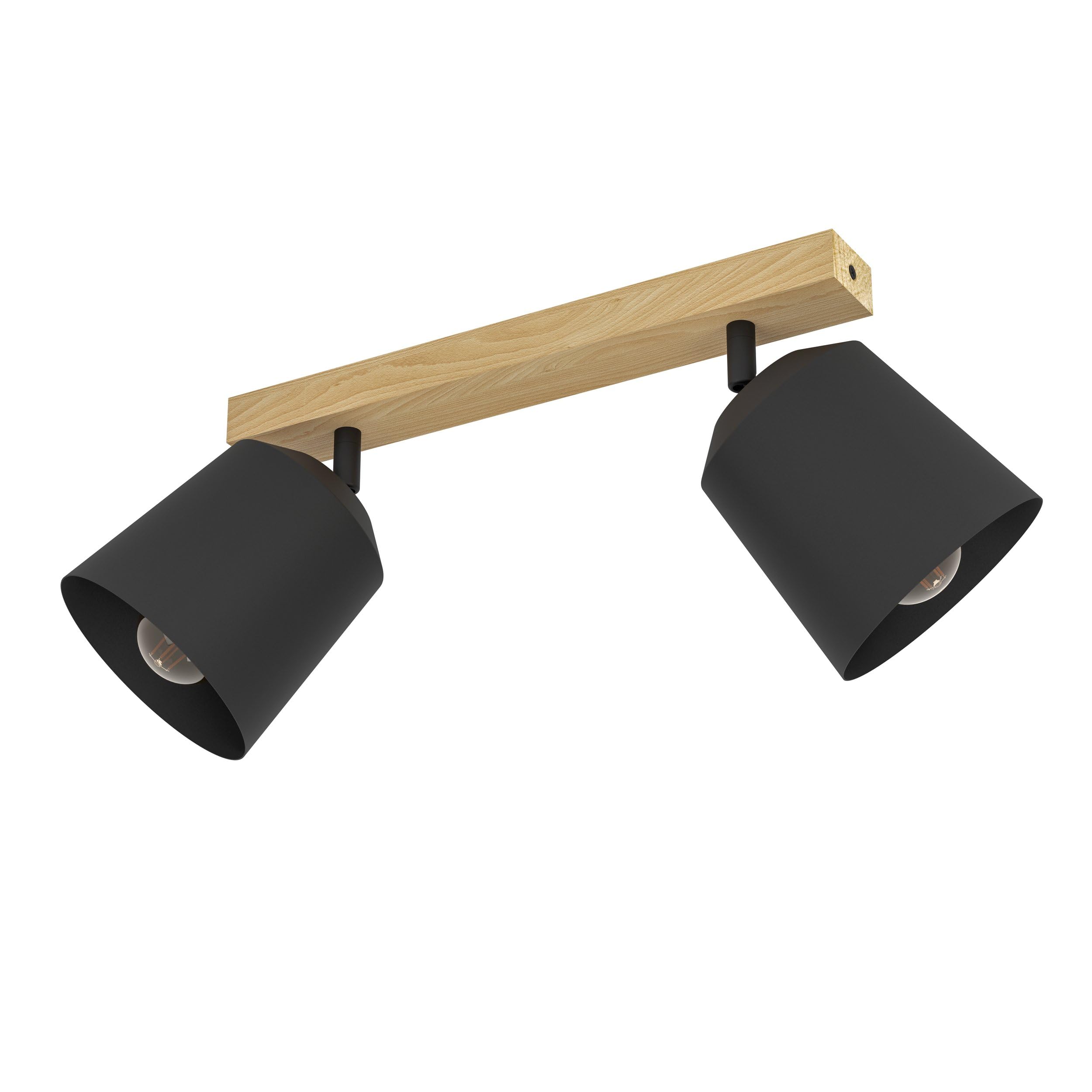 Eglo Rail spot Cotorro, rampe de 2 spots orientables, FSC100HB, barre de