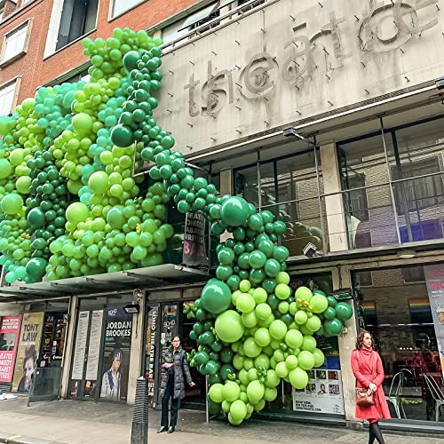 Image of PartyWoo Pearl Emerald Balloons 50pcs Hunter Forest Green Color 12 Inch