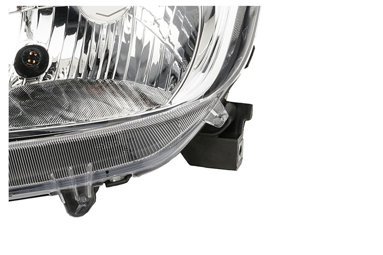 Johns, Faros delanteros halógenos aptos para Mitsubishi Space Star 12 12-20 H4 izquierda + faros antiniebla + bombilla