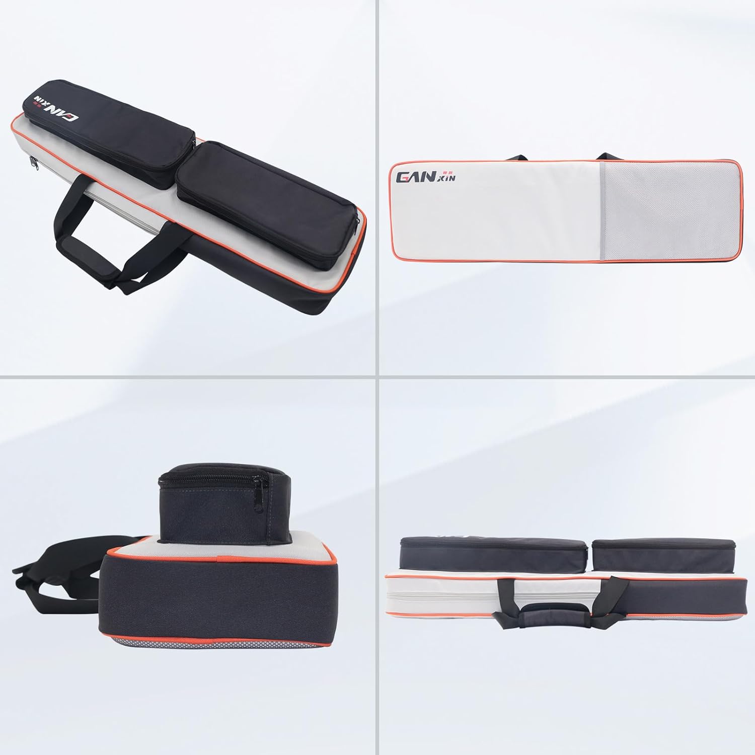 30 x 18in Large-Capacity Portable Bag for LED Clock, Multifunctional Bag with Two External Pocket and A Mesh Pocket for Tripod and Accessories.