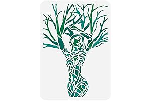 Large Tree of Life Spraying Stencil for Painting, Inspirational Wall, and Decor