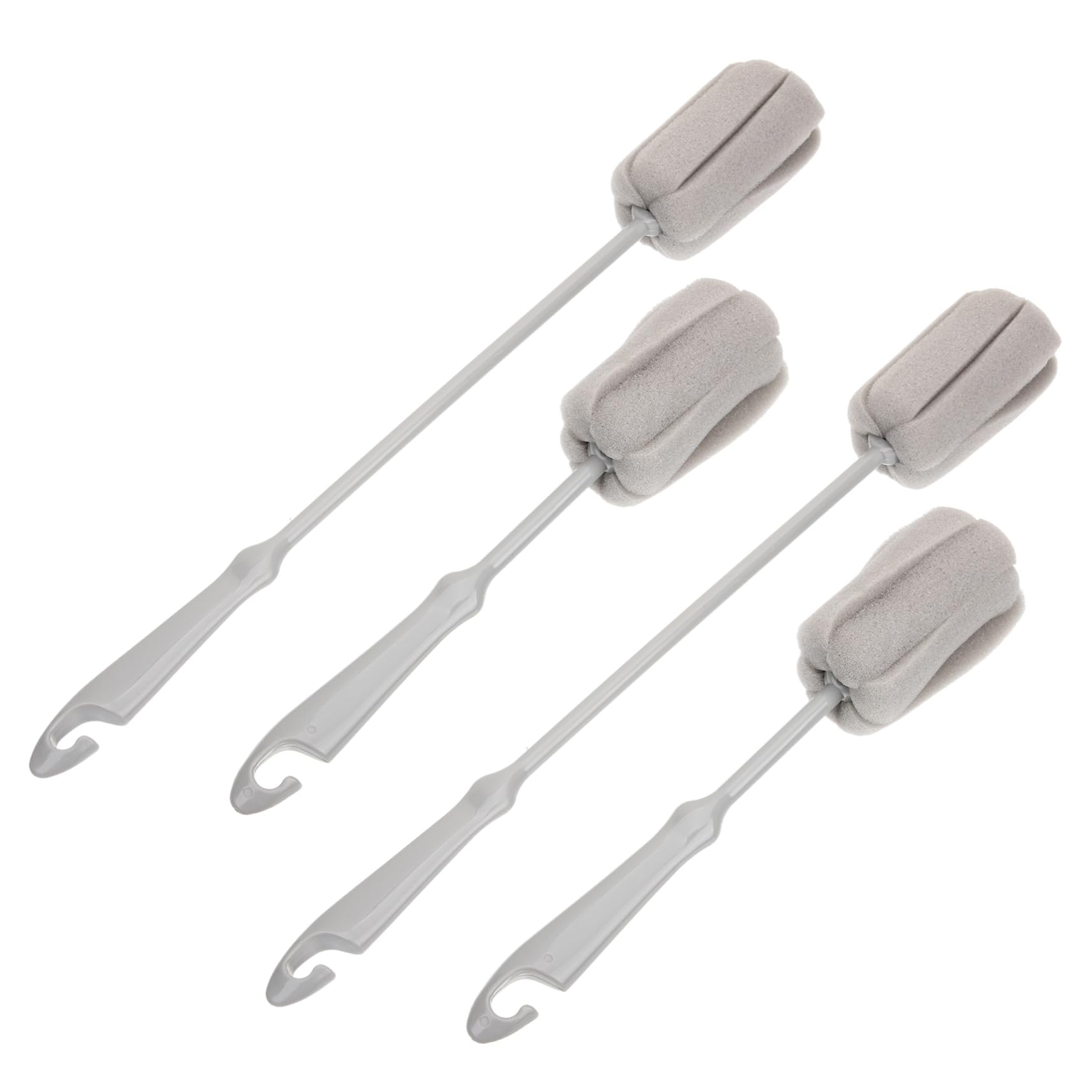Didiseaon 4pcs Cleaning Cup Brush Bottle Brush Sponge Brush Water Bottle Sponge Cleaning Brush Bottle Scrubber Cup Cleaning Brush Cup Cleaner Brush Bottle Cleaning Brush Pp Grey