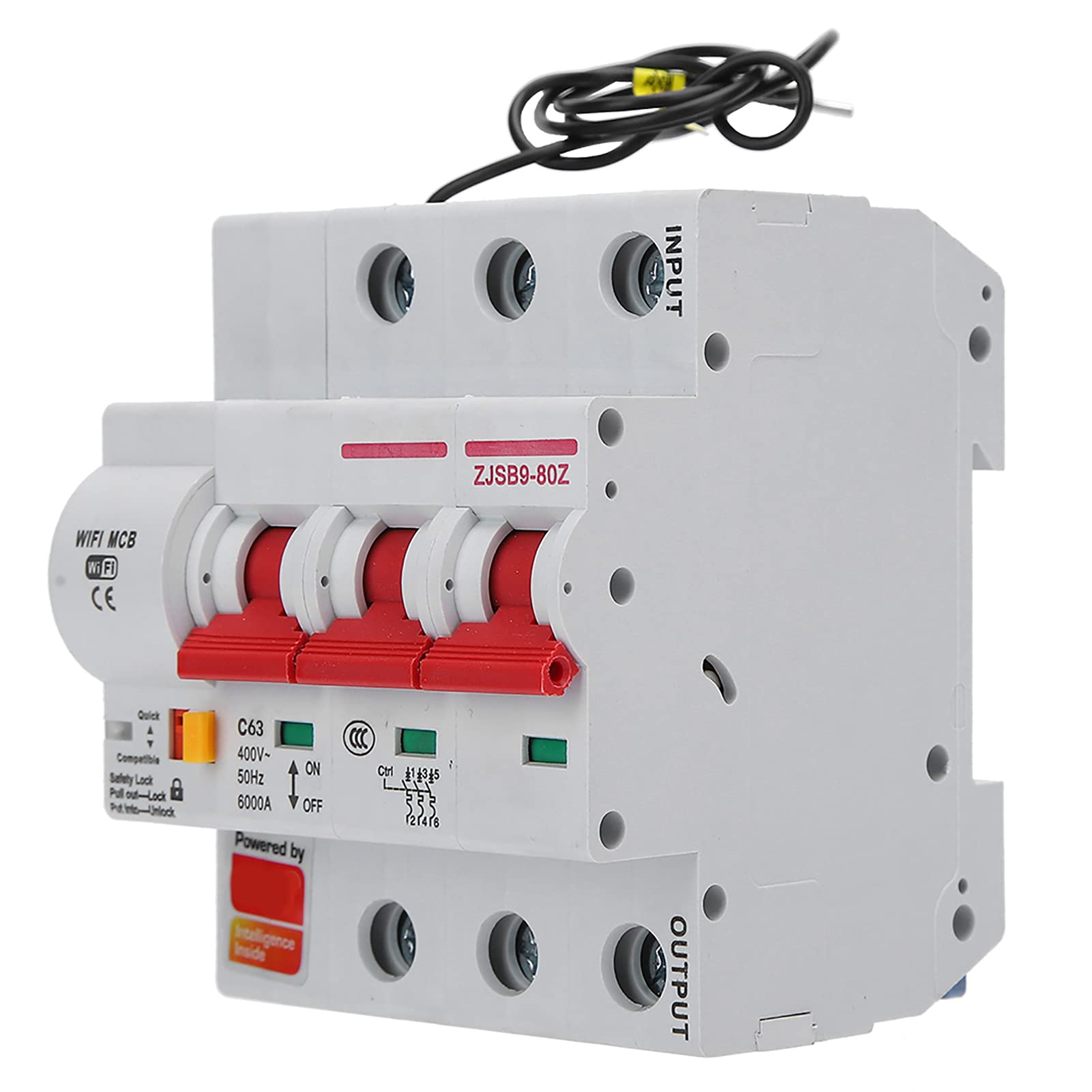 Interruttore di Interruttore WiFi Elevato Fattore di Sicurezza Antenna Incorporata Eccellente PERFORMENTA PERSONAMENTO Switch Remote (3P 63A)