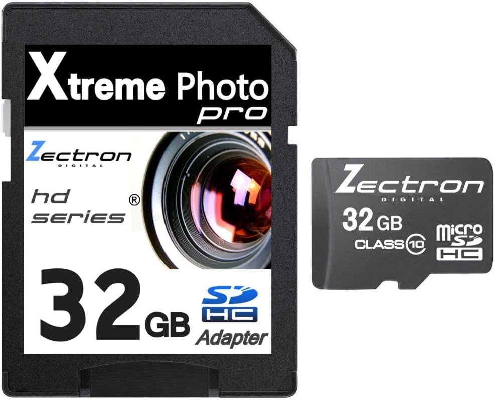 Zectron Digital 32GB Micro SD SDHC Memory Card SD SDHC for Pentax Optio *ist DS, *ist DS2, A20, A30, A40, E30, E40, E50, E60, E70, E70L, E75, E80, E90, H90, I-10, K5, K-5, K7, K-7, K10D, K11D, K20D, K100D Super, K200D, K2000, KR, K-R, KM, K-M, KX, K-X, L30, L40, L50, L60, M20, M30, M40, M50, M60, M85, M90, P70, P80, S7, S10, S12, T30, V10, V20, W20, W30, W40, W60, W80, W90, WS80, X70, X90, Z10
