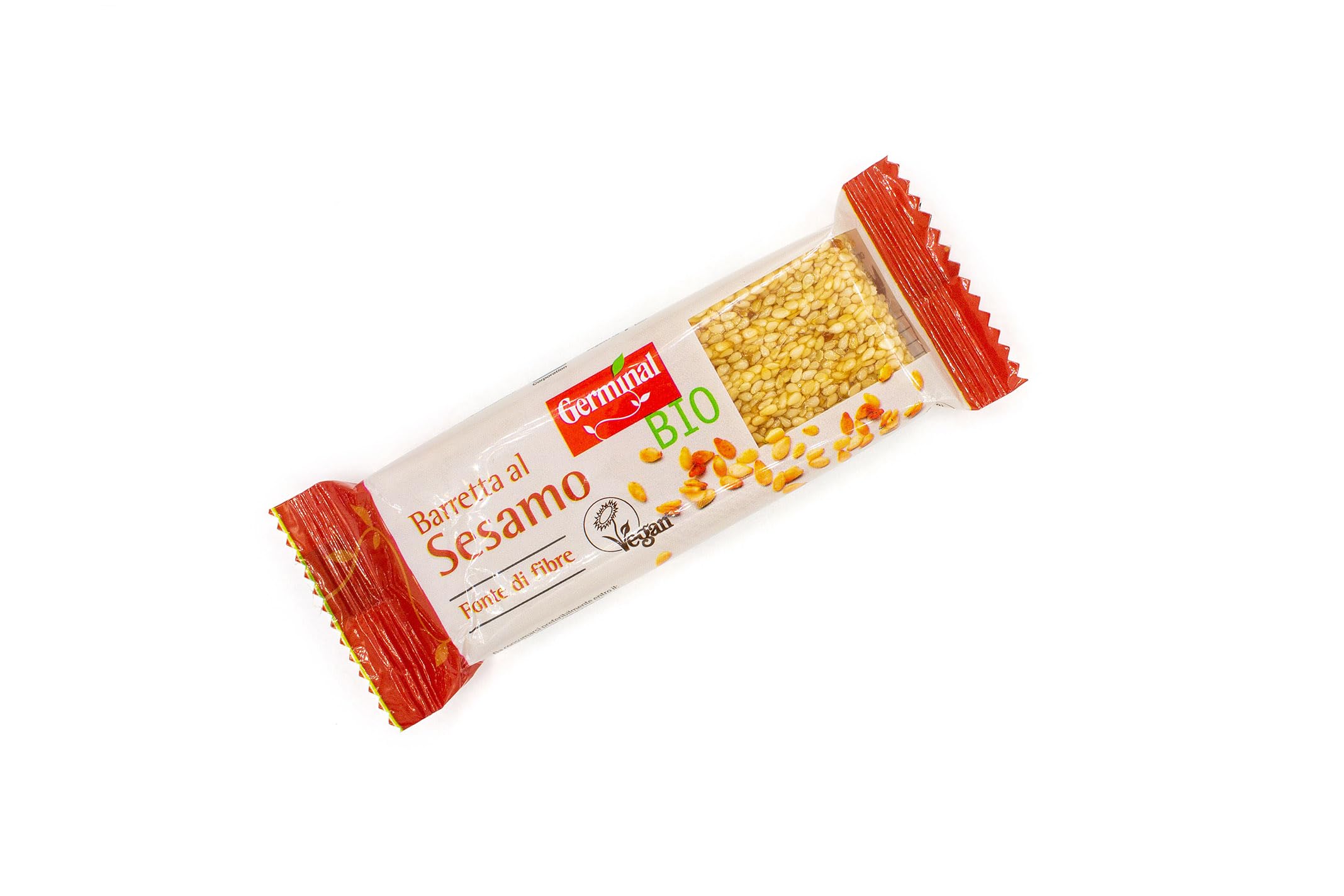 Germinal Bio Croccante di Sesamo Al Miele - 30 barrette - 900 gr, 1 unità, 30