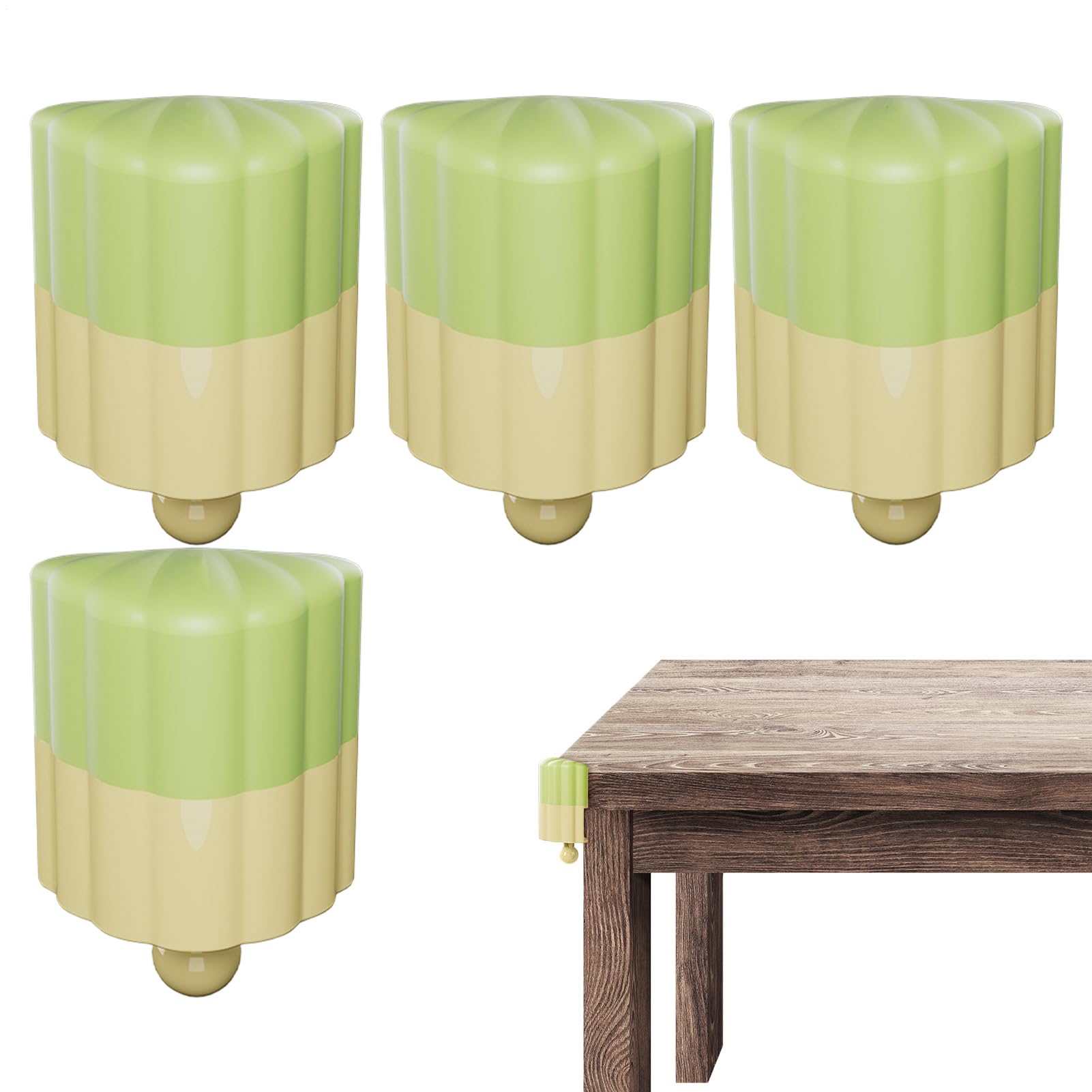 Proteggi Angoli Tavolo Silicone Morbido Antiscivolo Sicurezza Bambini | Copriangolo Decorativo Per Tavolo Per Scrivania, Mobili, Camera Bambini, Sala Giochi, Soggiorno