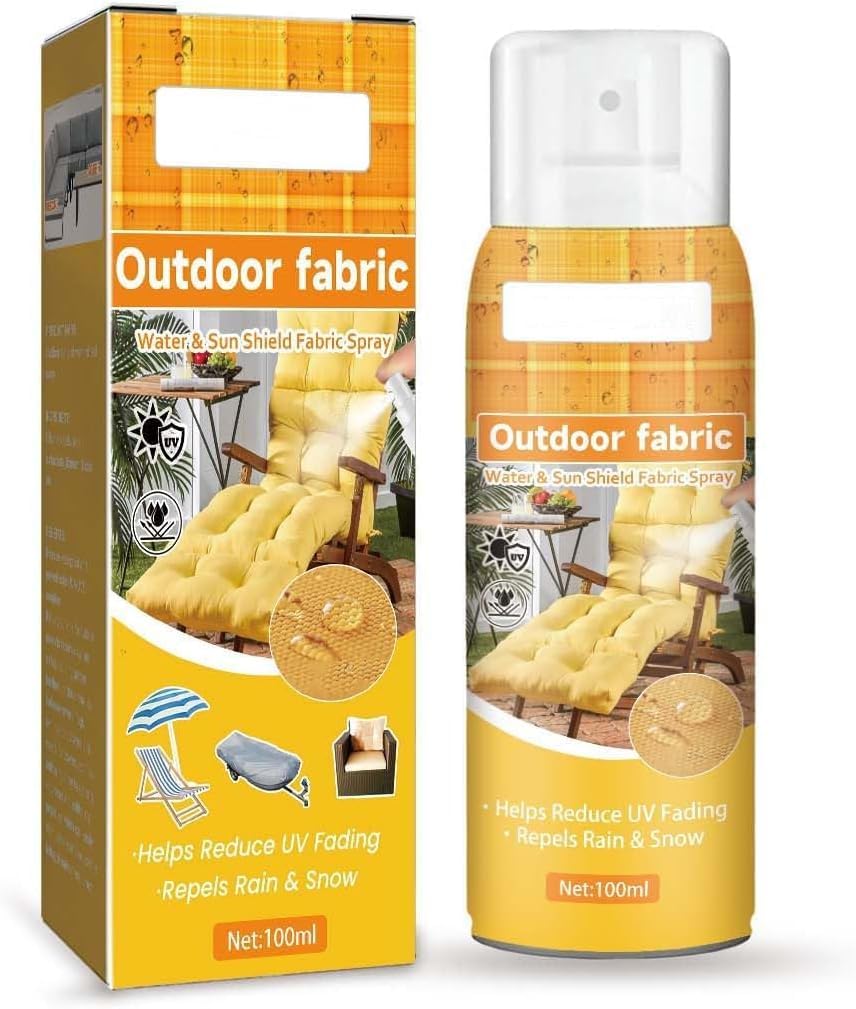 Spray protector de tela para uso en interiores y exteriores, spray protector de sofá, protector de tela para exteriores, repelente al agua para tela, tela impermeable y spray de protección UV