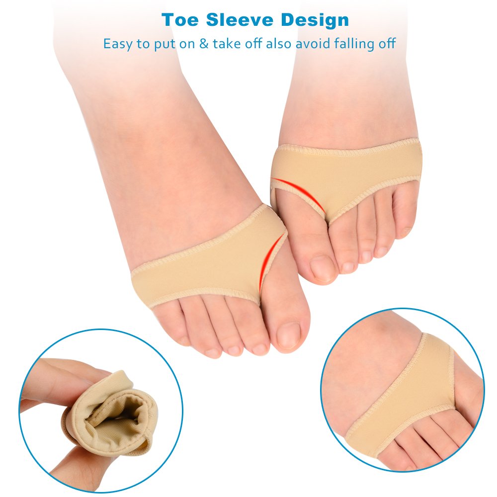 Almohadillas Metatarsianas, Cojines de Pie para mujeres y hombres. Plantillas para Aliviar Antepié, Callo el Dolor (S (EU 35-40))