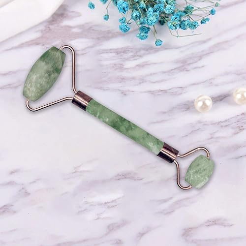 Miniatura 7 de Ayana Wellness Rodillo de jade: masajeador facial premium y kit de rodillo facial, rodillo facial de jade para piel radiante, rodillo de jade para