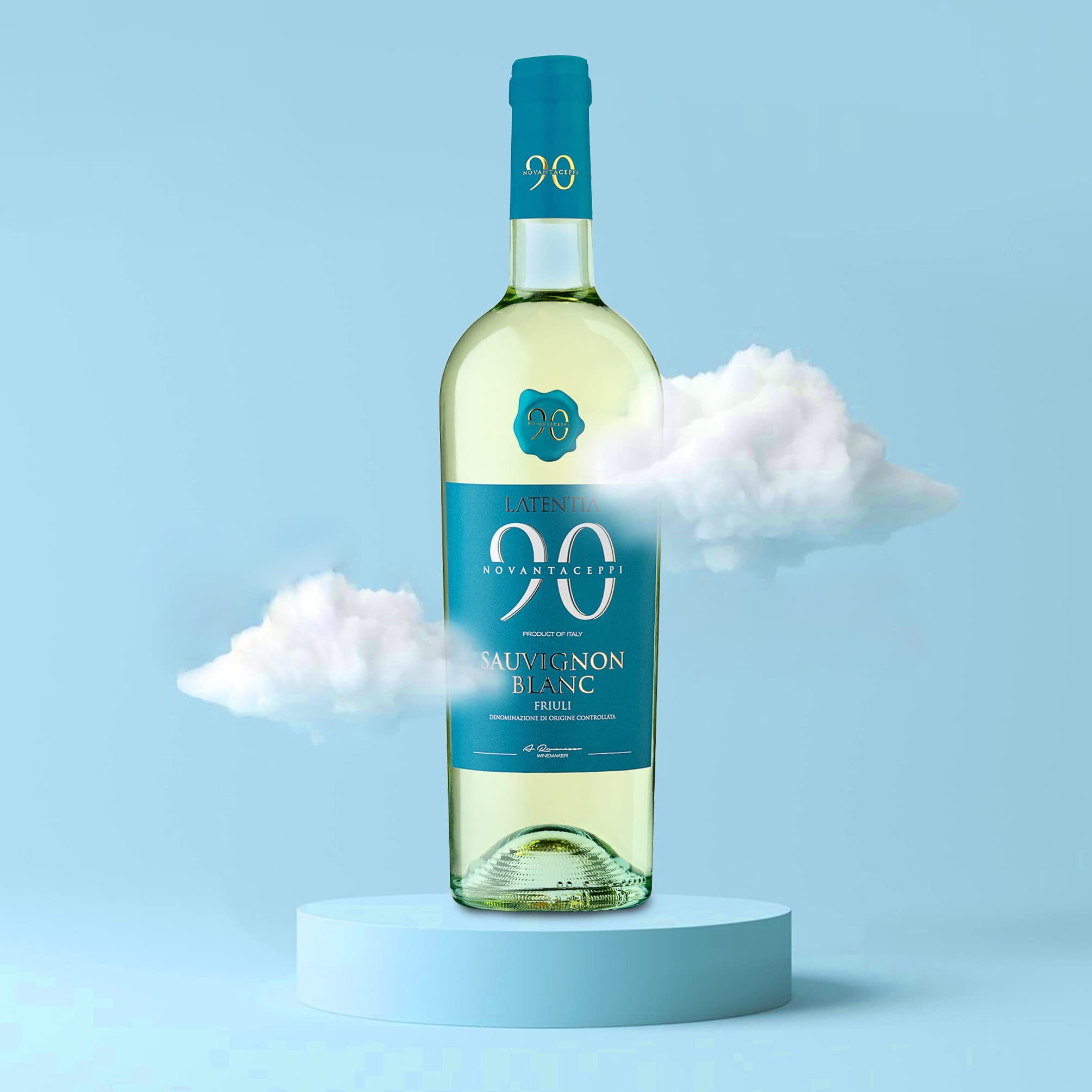 Novantaceppi Sauvignon Blanc Friuli IGT DOC Trocken (1 x 0.75l) (Packung mit 6)