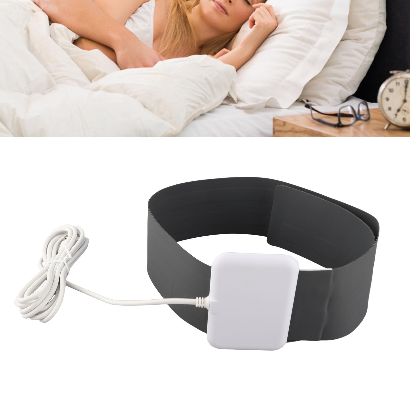 Réponse en Temps Réel du Tapis de Capteur de Surveillance du Sommeil Intelligent, Tapis de Surveillance du Sommeil Portable 5V pour L'hôpital, sans, Enroulable
