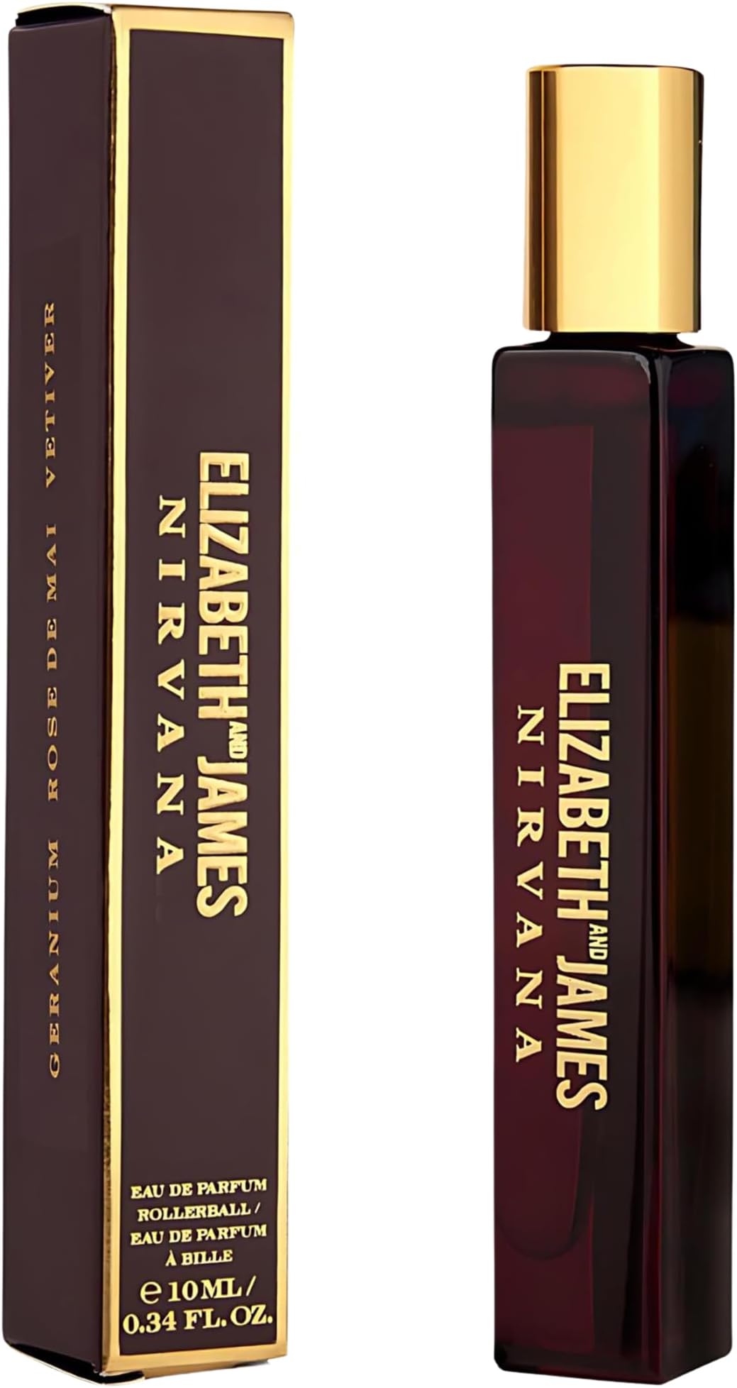 Nirvana Rose By Elizabeth And James Eau De Parfum Rollerball 0.34 Oz Mini
