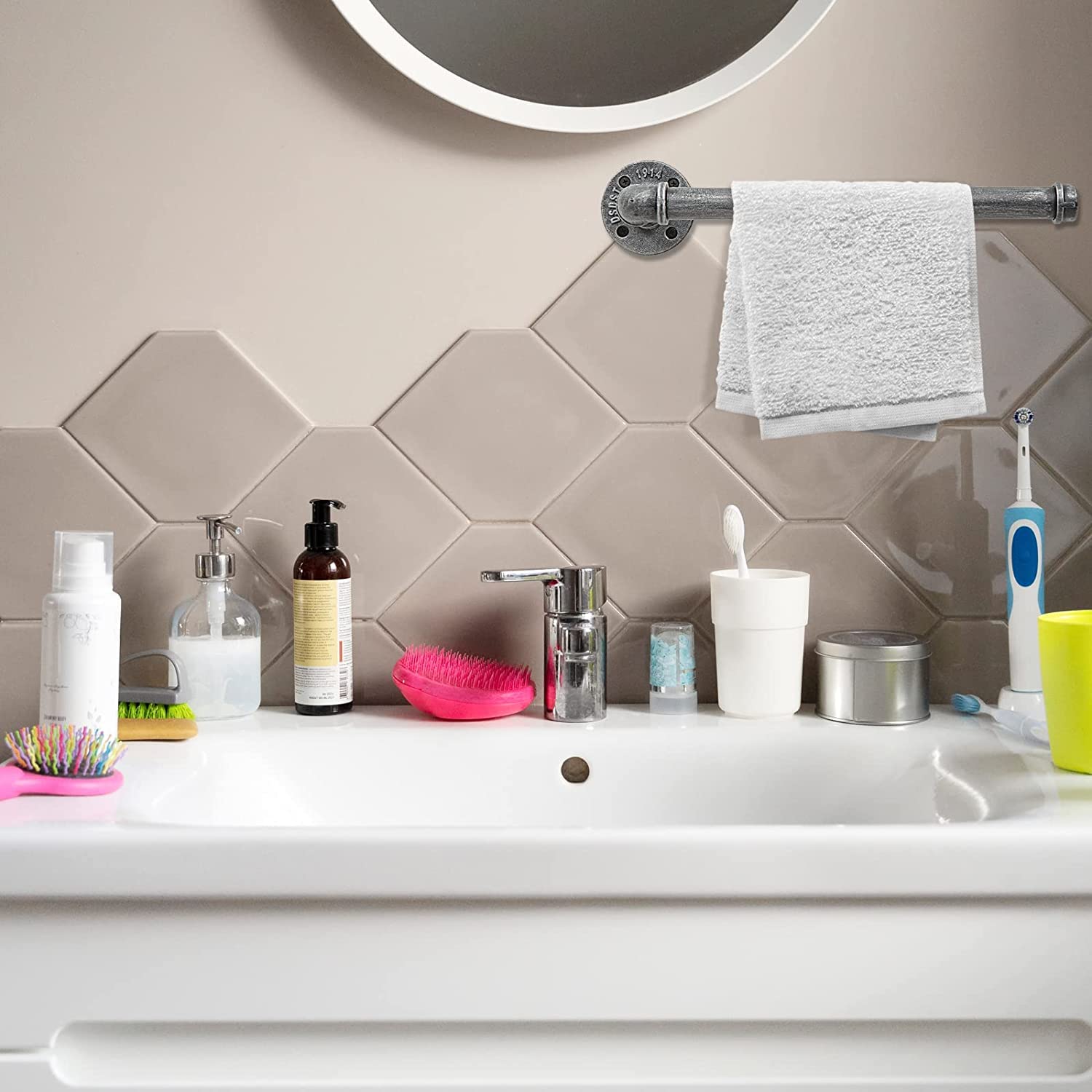 Porta Asciugamani Di Carta A Parete / STONE WPTB / Decor Walther - Foto 9