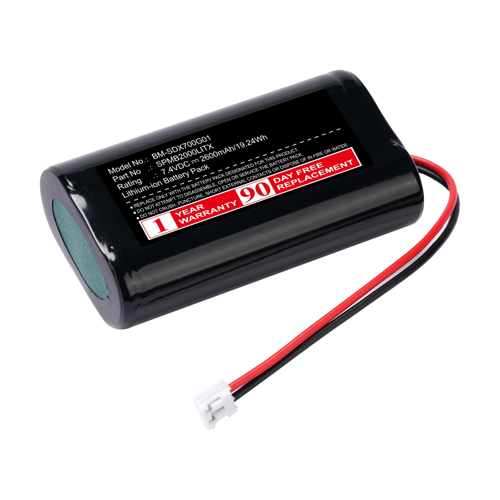 Zenander 7.4V SPMB2000LITX Battery Replacement for Spektrum DX7S DX8 DX9 Transmitter 2600mAh