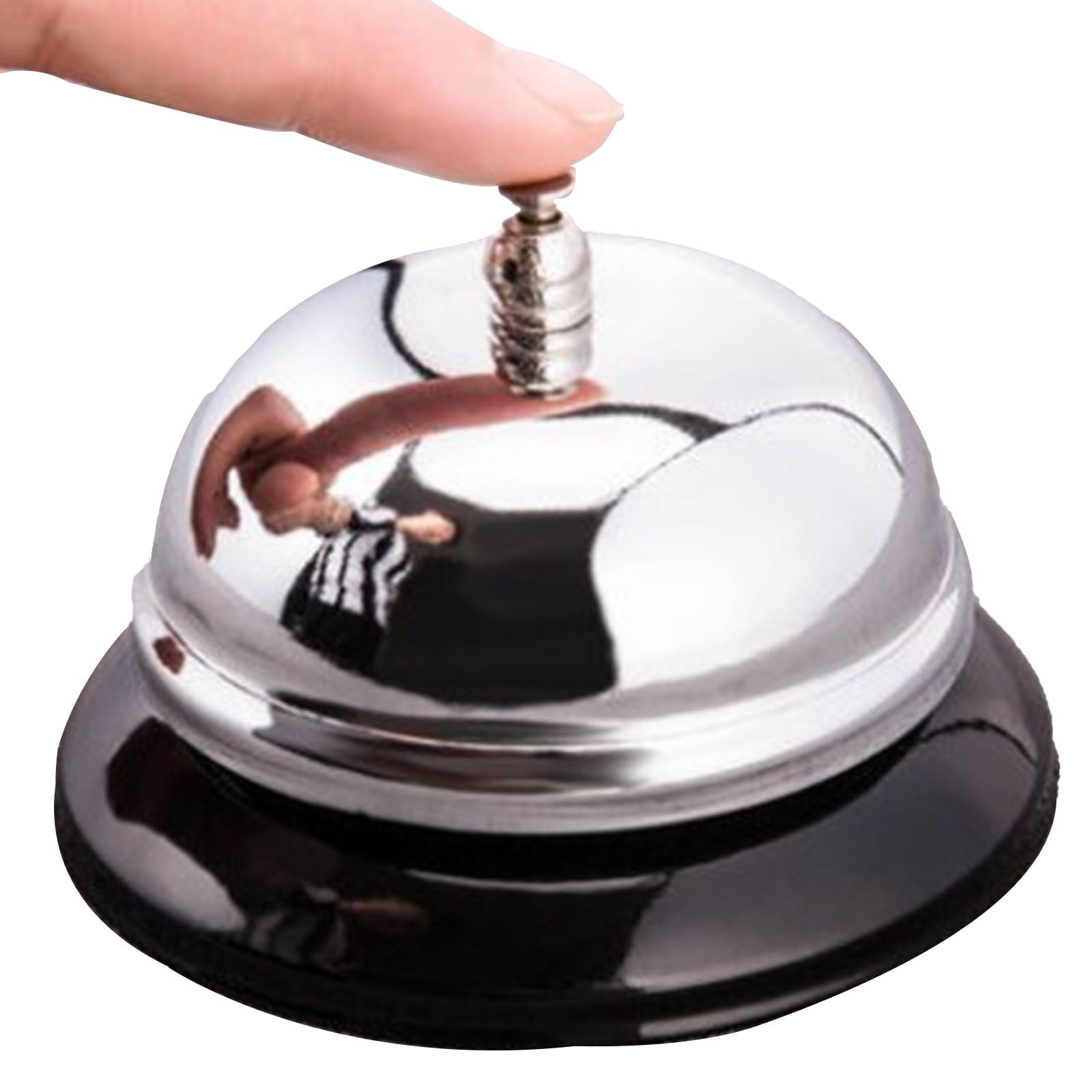 Sonnette de table, sonnette de réception, sonnette de table en métal, sonnette de service, sonnette de table pour restaurants, hôtels, bars, fêtes de Noël, jeux de festival, sonnette pour animaux de