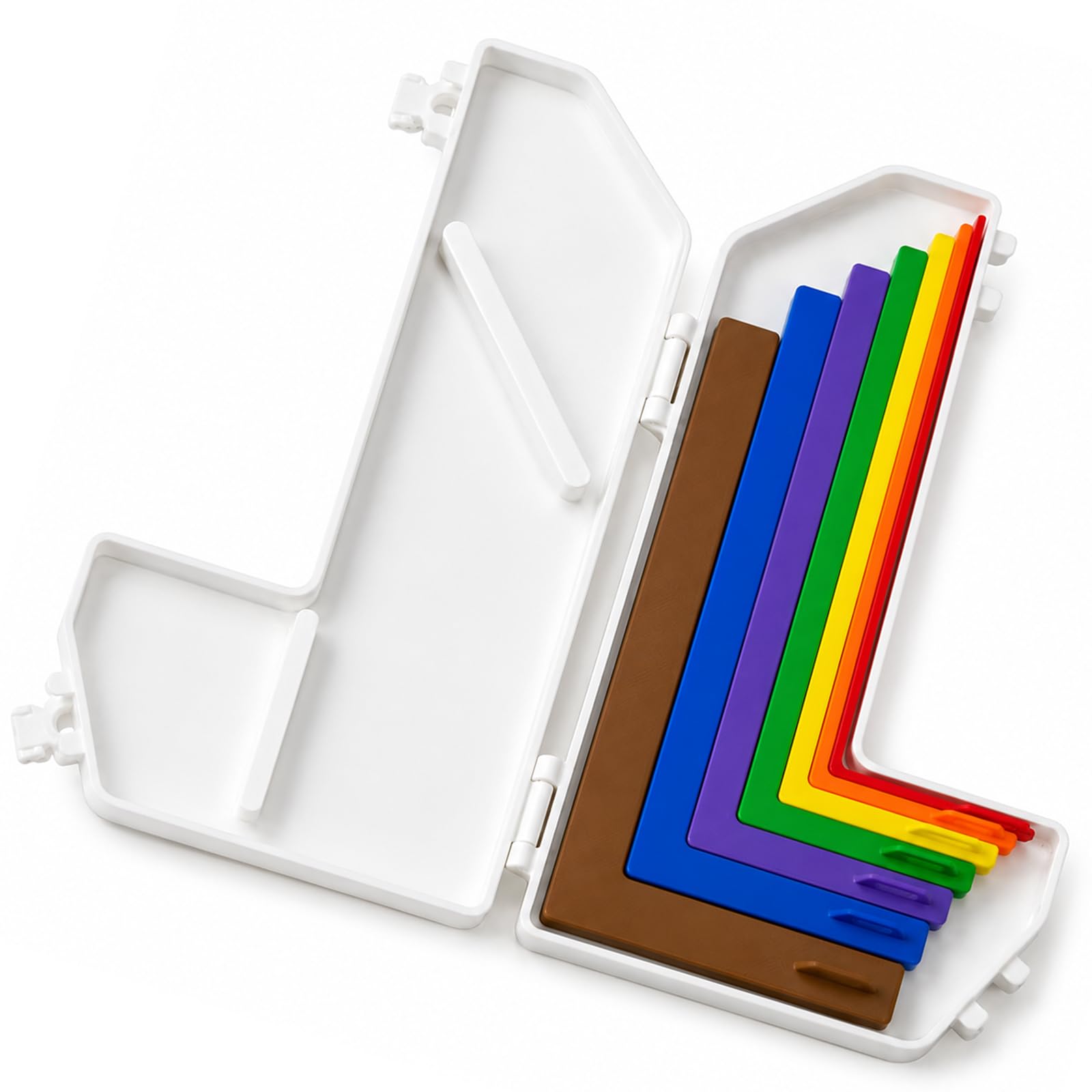 7 Pcs Paper Craft Alignment Guides with L-Shaped Spacers Scrapbooking Tool