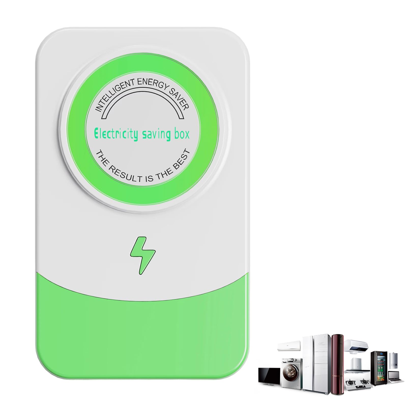 Electricity Saving Box, Plug-in Energy Saver, Cuts Bills & Filters Dirty Power, Play For Home Office Appliance
