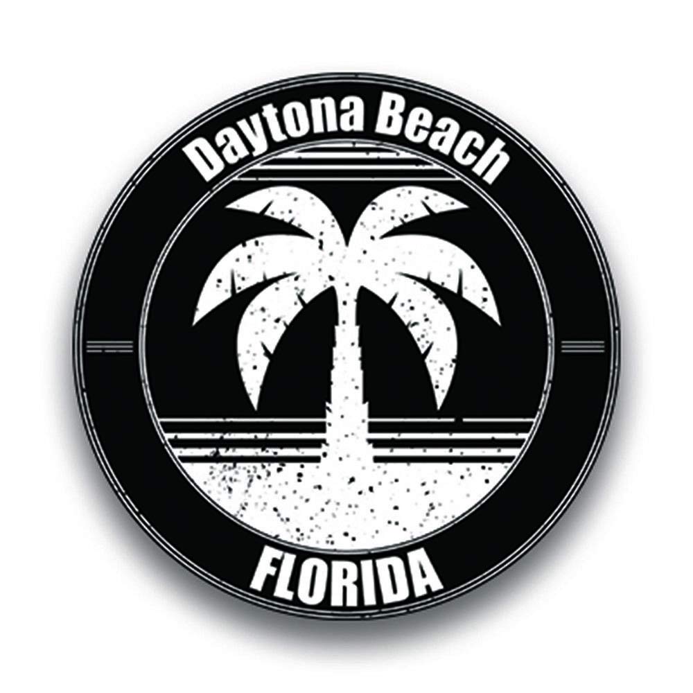 Daytona Beach Florida Vacation Explore Memory Souvenir Vinyl Decal Sticker Car Waterproof Car Decal Bumper Sticker 5"