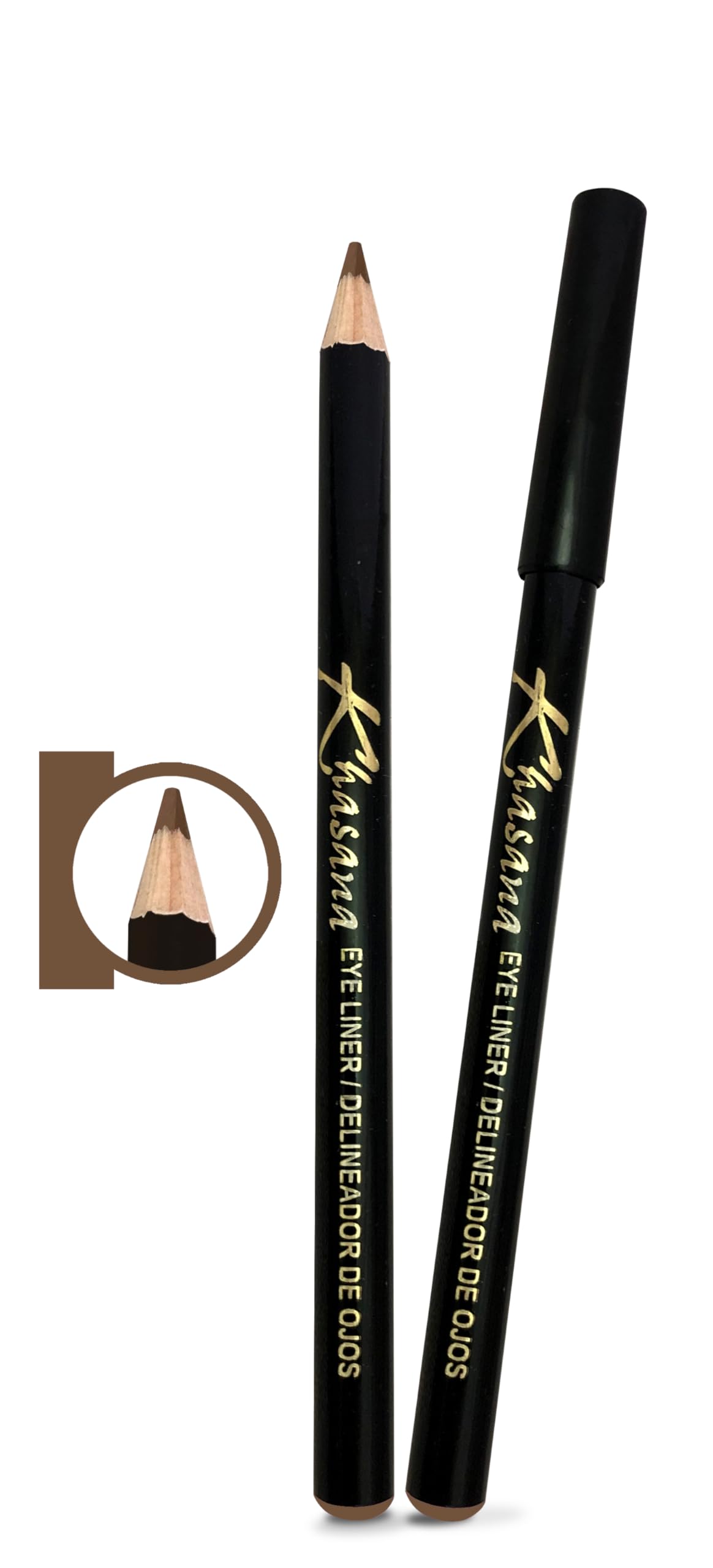 Longwearing Waterproof Smudge-resistant Eyeliner Pencil #14 Light Brown