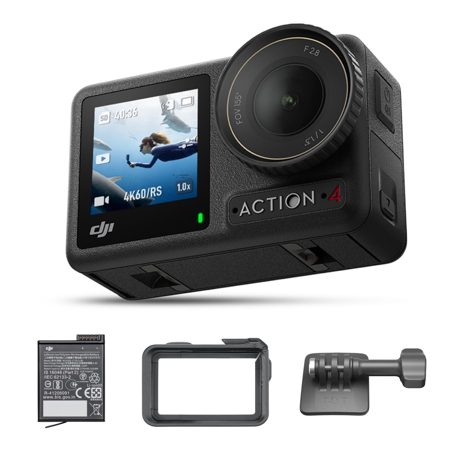 Amazon | DJI アクションカメラ Osmo Action 4 スタンダード 