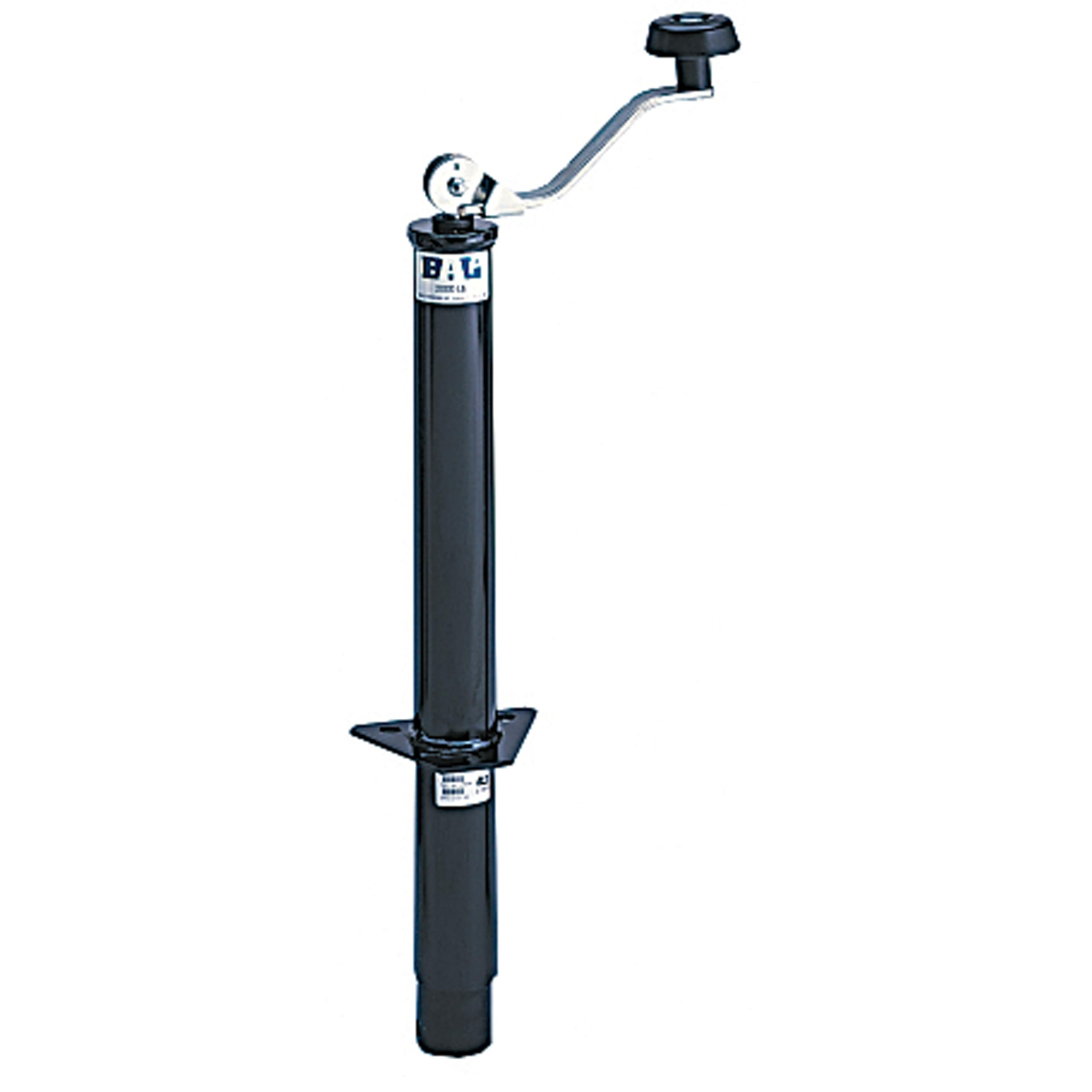 BAL 29020B A-Frame Trailer Tongue Jack – 1,000 lb. Capacity Manual Topwind Jack for RVs & Utility Trailers – Bolt-On Mount, Durable Steel Construction