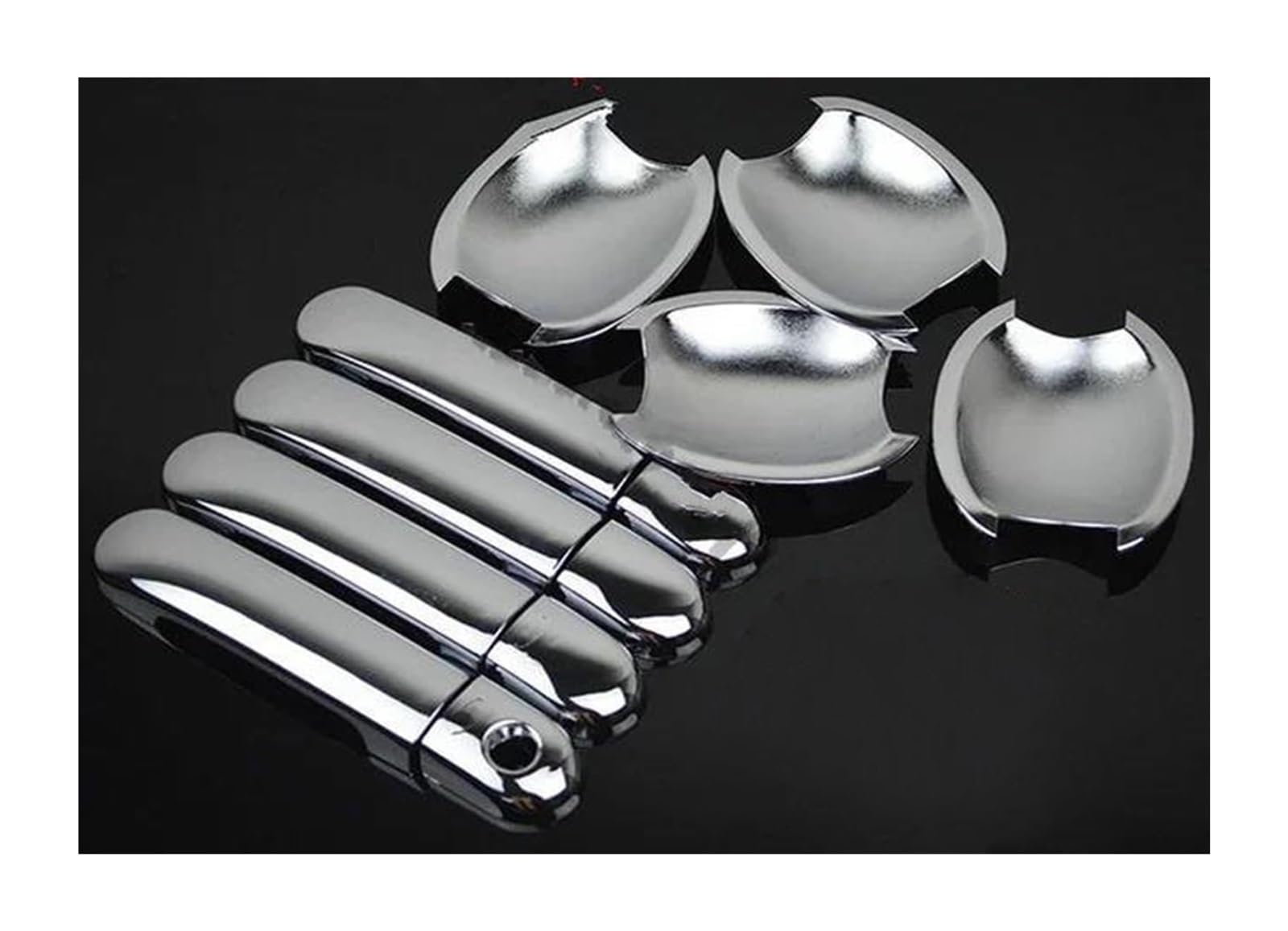 Hckclmbmzw D For Nissan For March For Micra K12 2003-2010 Protective Cover Oor Handle Outer Bowls Trim Car Styling Stickers Oor Handle Cover(D)