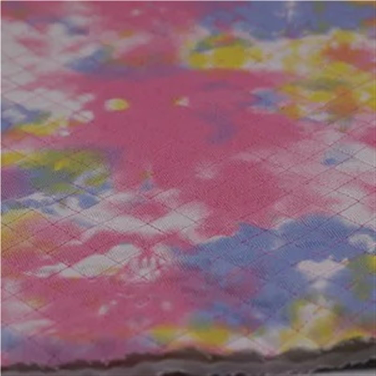 Tissu matelassé en polycoton multicolore 50x150cm pour couture