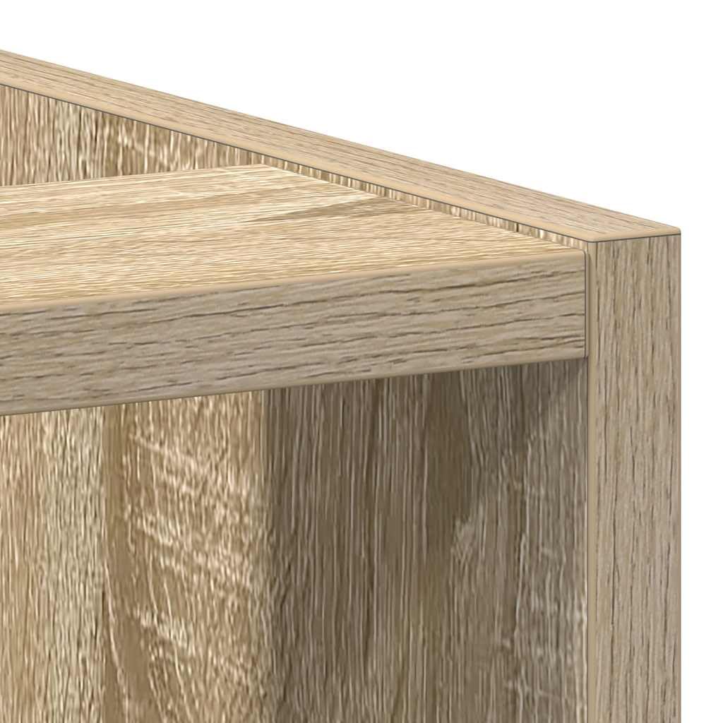 vidaXL Armario Inferior de Fregadero Madera ingeniería 20x44,5x81,5 cm, Armario de Cocina, Unidad de Cocina, gabinete de Almacenamiento de Cocina