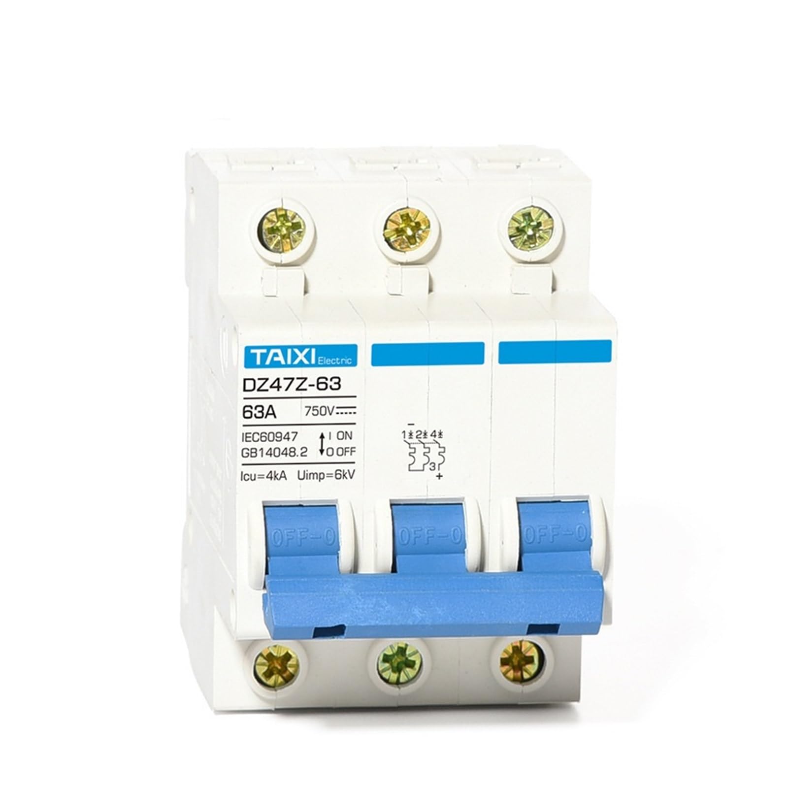 Disjoncteur miniature solaire DC protégeant votre onduleur contre les surcharges 1000V