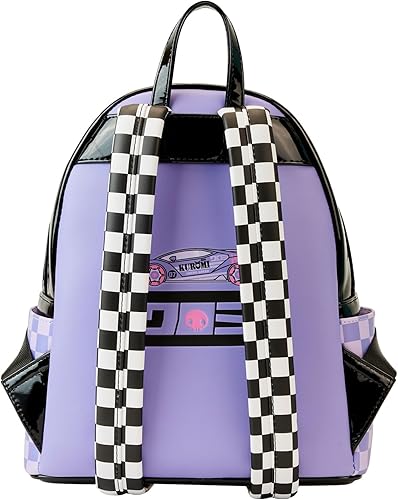 Miniatura 3 de Loungefly Sanrio Hello Kitty Kuromi Tokyo Speed Racer Mini Mochila, Multi, Tokio Speed Racer Sanrio