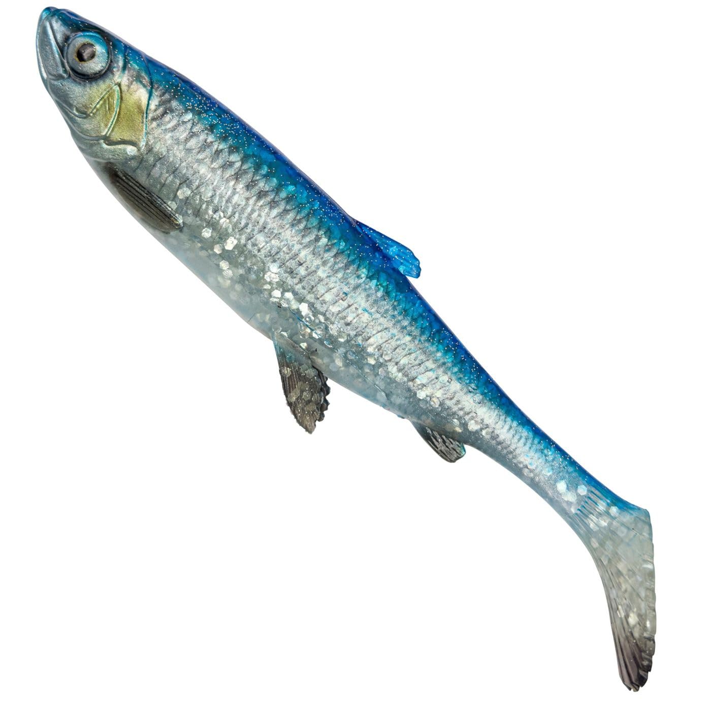 Savage Gear 3D Herring Shad V2 - Gummifische, Farbe:Blue Silver, Länge/Gewicht/Packungsinhalt:25cm / 102g / 1 Stück