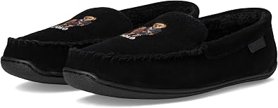 POLO RALPH LAUREN Brenan Bear Moc Slipper Suede/Holidybear
