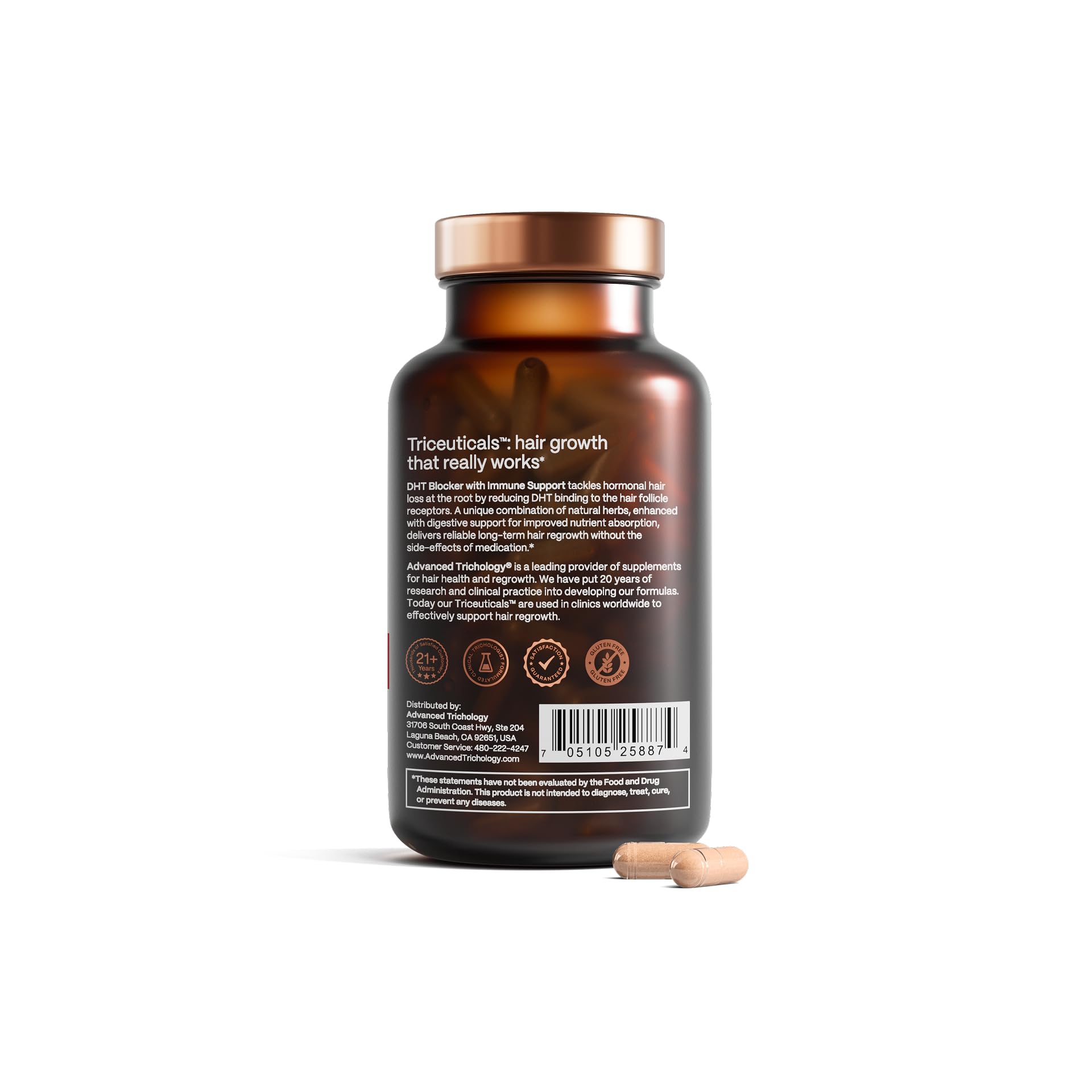Advanced Trichology DHT Blocker Hair Growth Supplement