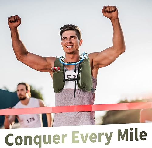 Miniatura 7 de Running Vest for Women and Men Lightweight Hydration Backpack Pack with 1.5L Water Bladder Bag Running Gear Accessories for Hiking Trail Cycling