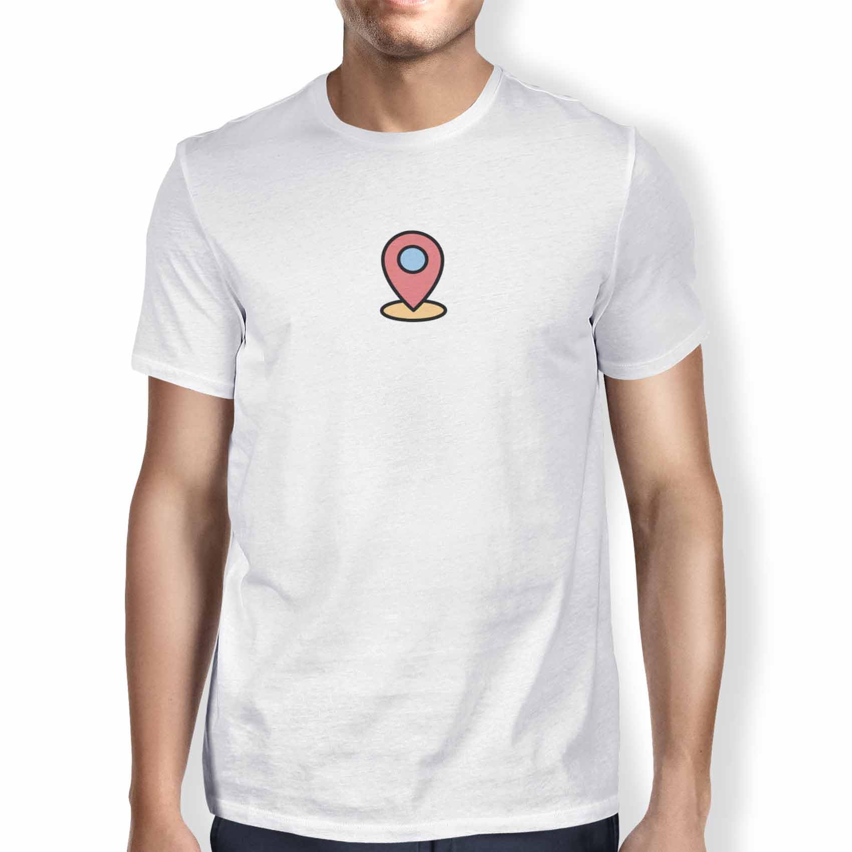 Green Fish Men's Fdmtsi-100729 T-Shirt, White, XL