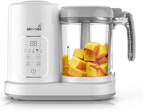 Robot De Cuisine Multifonction Pour Bebe Moulin A Vapeur Mixeur A Temperature Constante Pendant 24 Heures Cuisson Et Broyage Automatiques 8 Poches Alimentaires Reutilisables Amazon Ca Bebe Et Puericulture