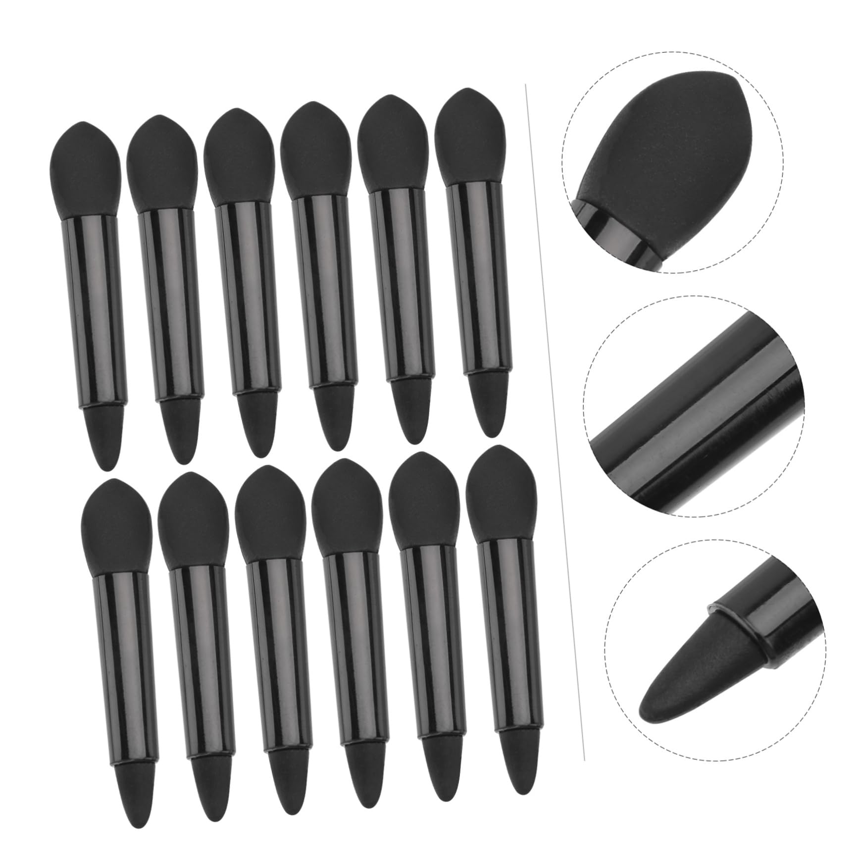 Baluue Professional Makeup Silicone Lip Mask Brush 20pcs Set Double-ended Makeup Applicators Perfect for Lipstick Cream Foundation