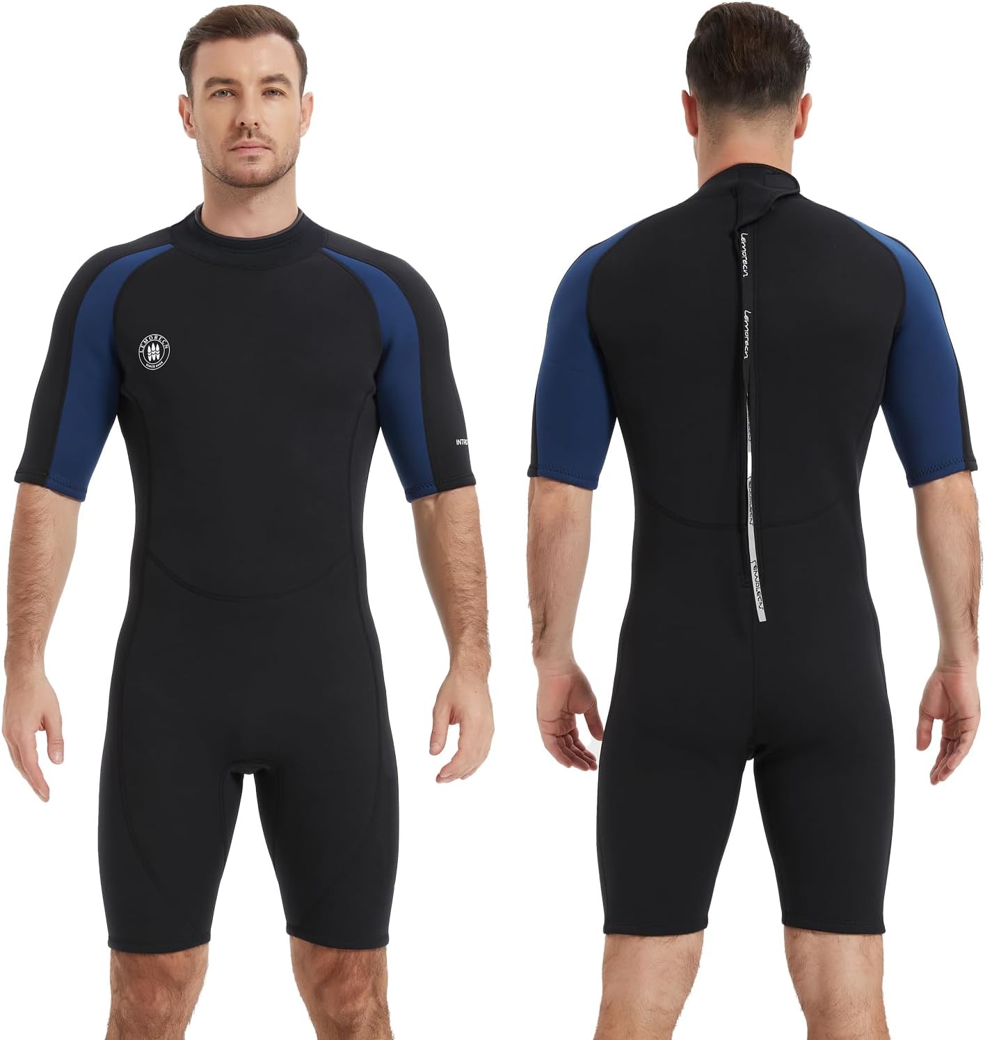 Lemorecn Adult's 3mm Shorty Wetsuits for Men and Women