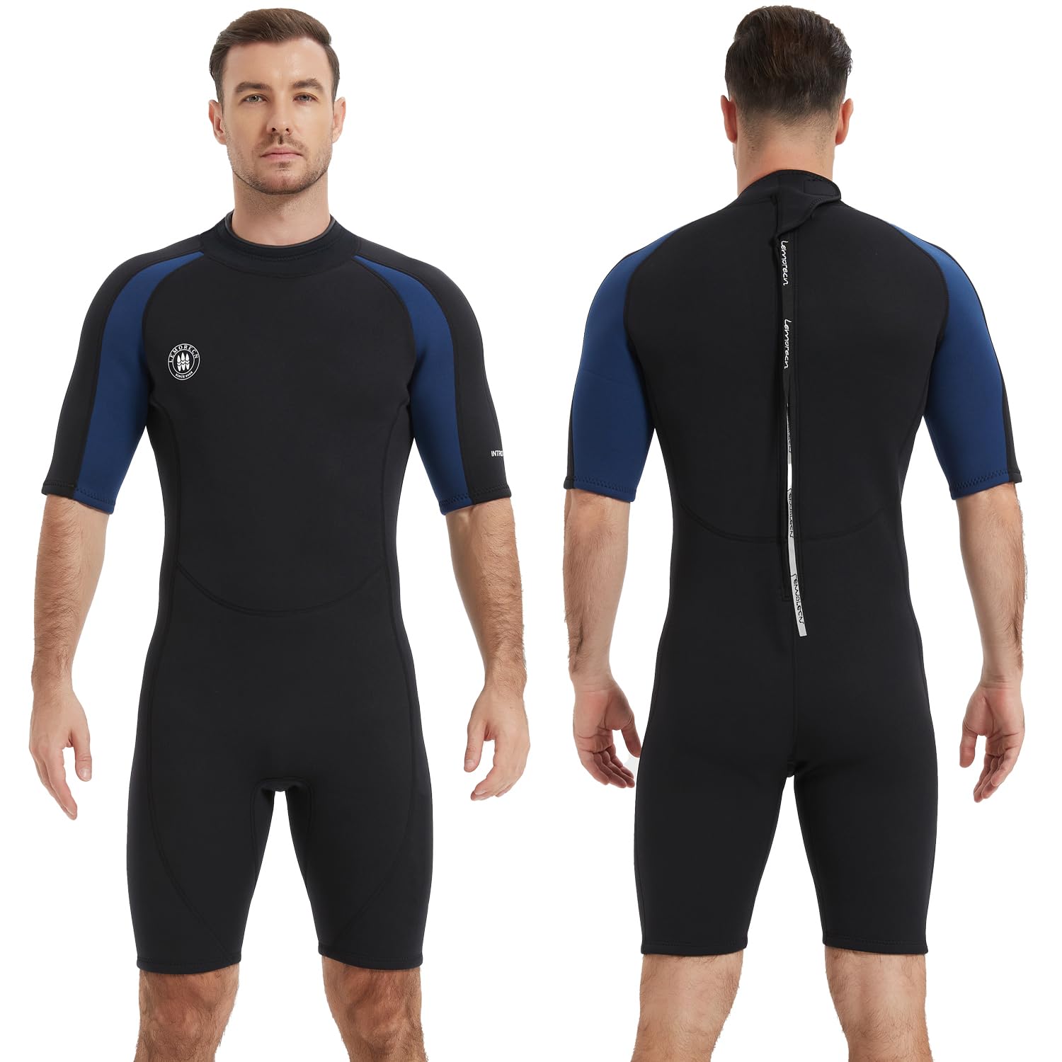 Lemorecn Adult's 3mm Shorty Wetsuits for Men and Women