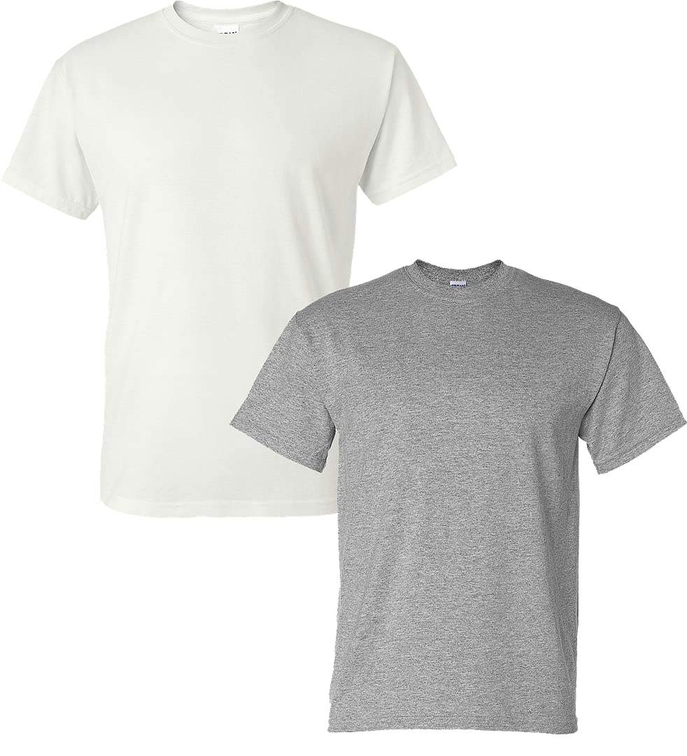 Gildan Camisa (Pack de 2) para Hombre