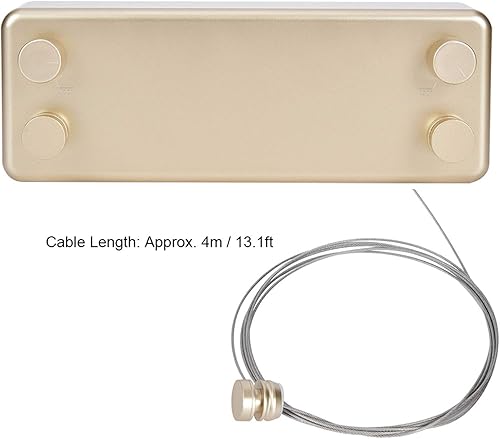 Miniatura 3 de POCREATION Línea de ropa retráctil, tendedero retráctil de doble línea, línea de secado de ropa retráctil para interiores, hotel, hogar, balcón,