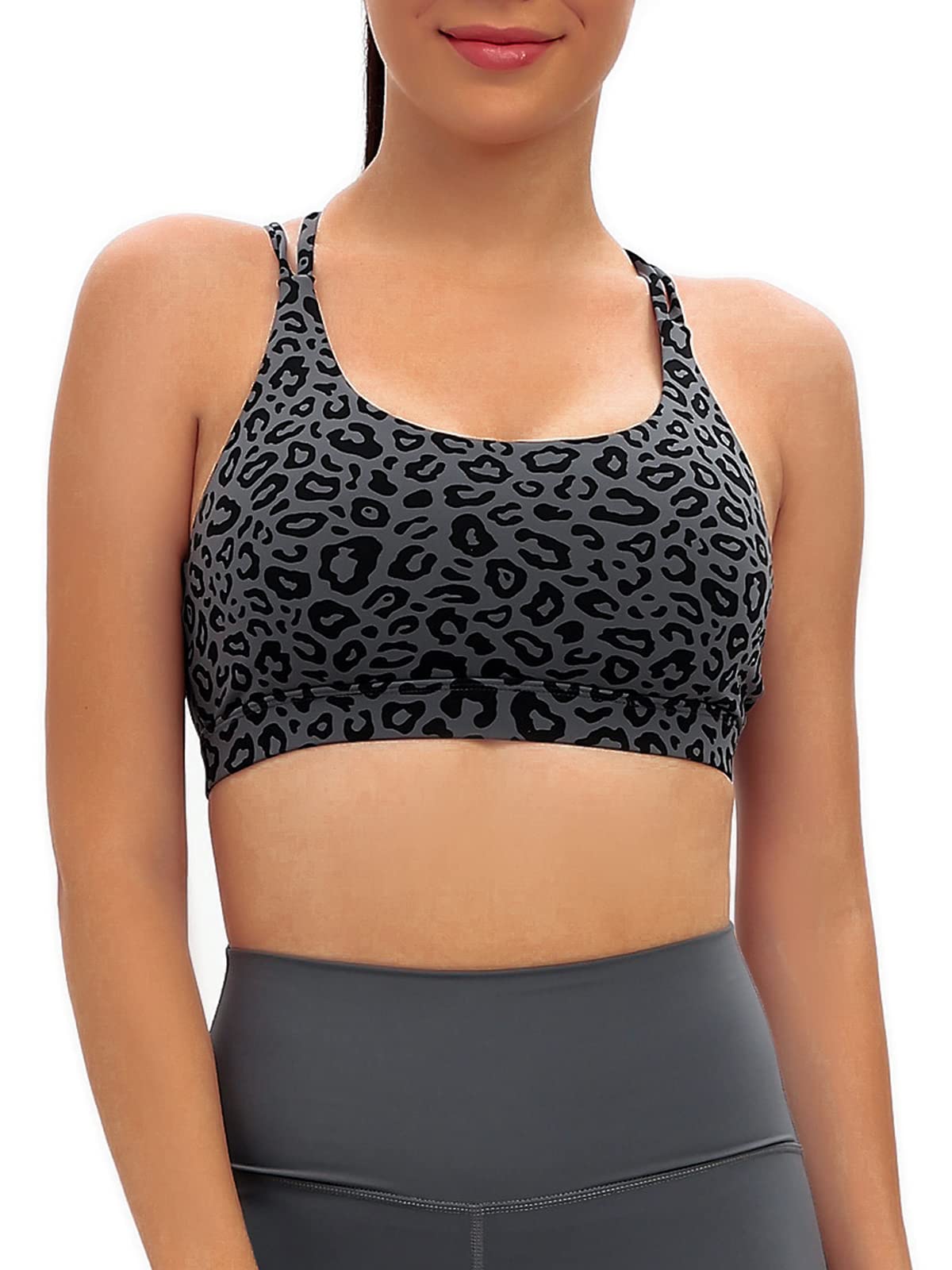 RUNNING GIRL Padded/Full Cover/Push Up/T-Shirt/Soft/Longline Sujetador Deportivo Mujer