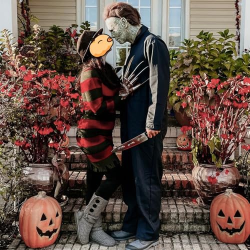 Michael Myers Mask Halloween Costume for Adult Cosplay Masquerade Party - image 6