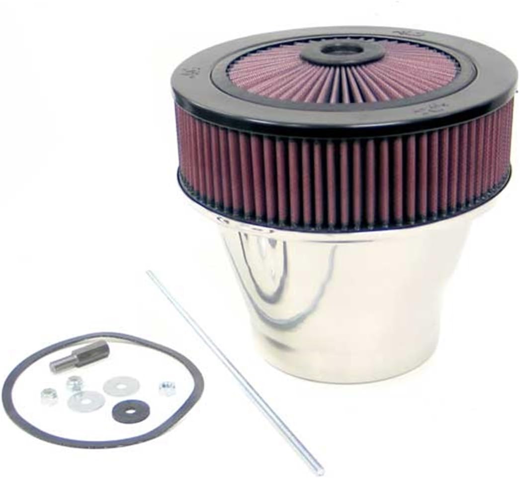 K&N X-Stream Top Air Filter: High Performance, Premium, Washable, Replacement Engine Filter: Shape: Round, 66-3160