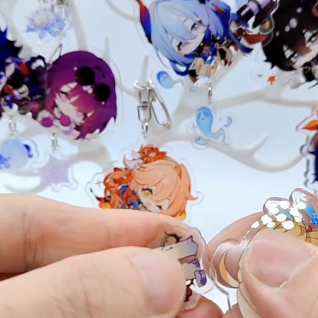 Porte-clés Honkai Star Rail - Pendentif Acrylique 5cm, Pour Fans De Jeux, Décoration Sac à Dos