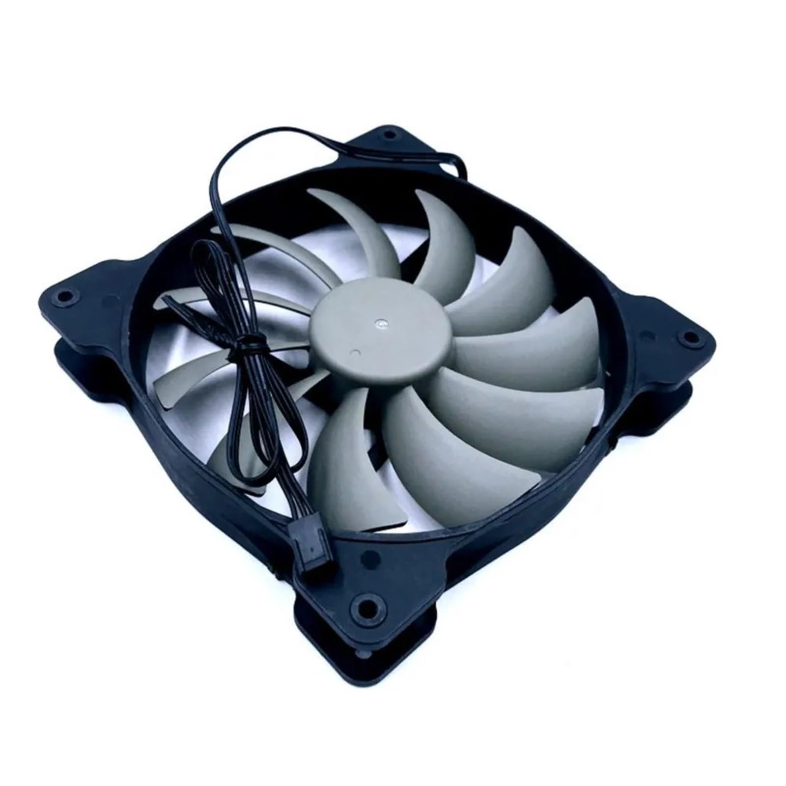 Cichy wentylator 14 cm 12 V 140 mm 140 x 140 x 25 mm DC 12 V 0,30 A do obudowy komputera 870 obr./min zasilacz